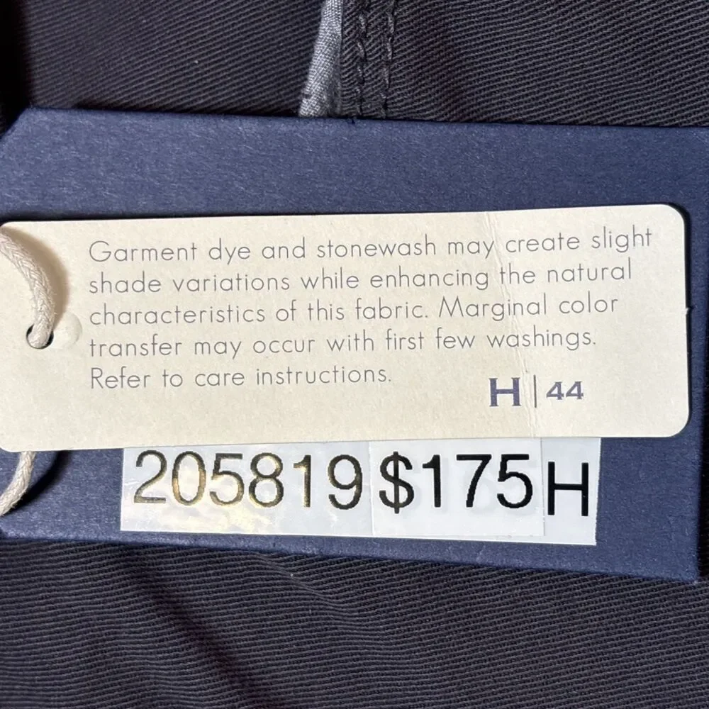 Denim Stretch Riveted Jeans Halsey 32X34 Gray 5 Pocket Pants Cotton H44 NEW $175